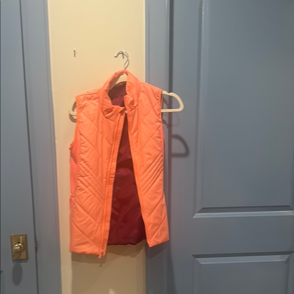 All in Motion Orange Quilted Vest